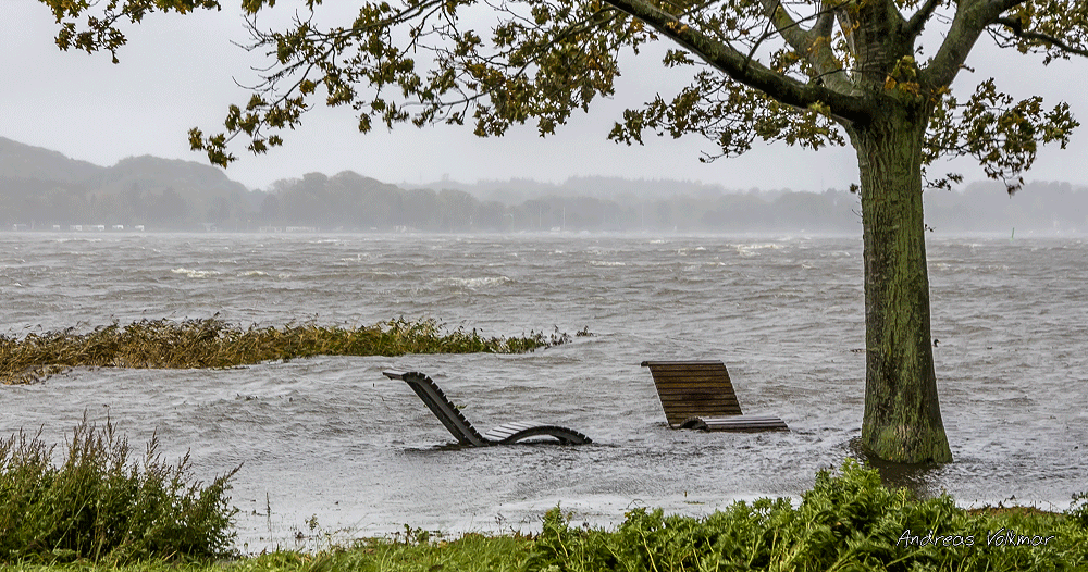 20. Oktober 2023 - Hochwasser in Schleswig